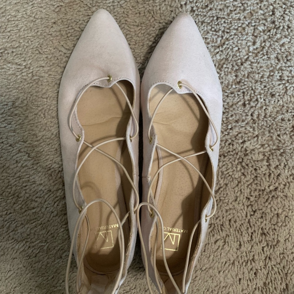 Nude Ballet Flats- size 9.5